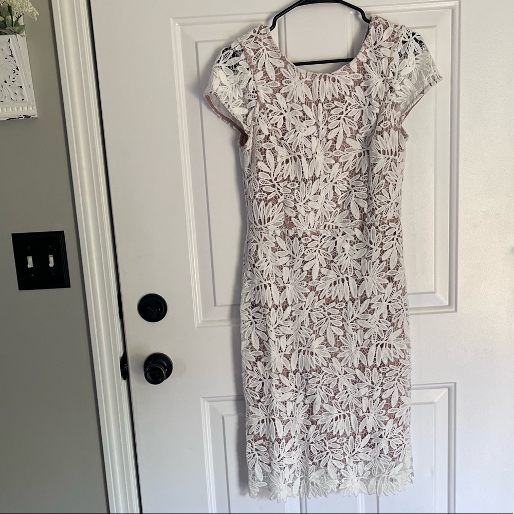 Lulus White Lace Dress